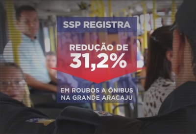 Secretaria de Segurana registra reduo de 31,2% em roubos a nibus na Grande Aracaju (Foto: Divulgao/ASN)