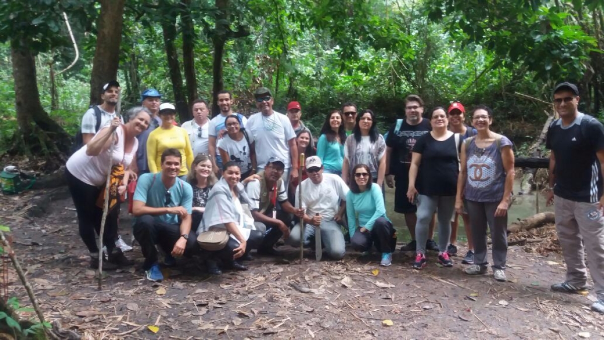 Seed/Sergipe realiza atividade de educao ambiental em parceria com a Semarh/Sergipe (Foto: Divulgao/Seed/SE)