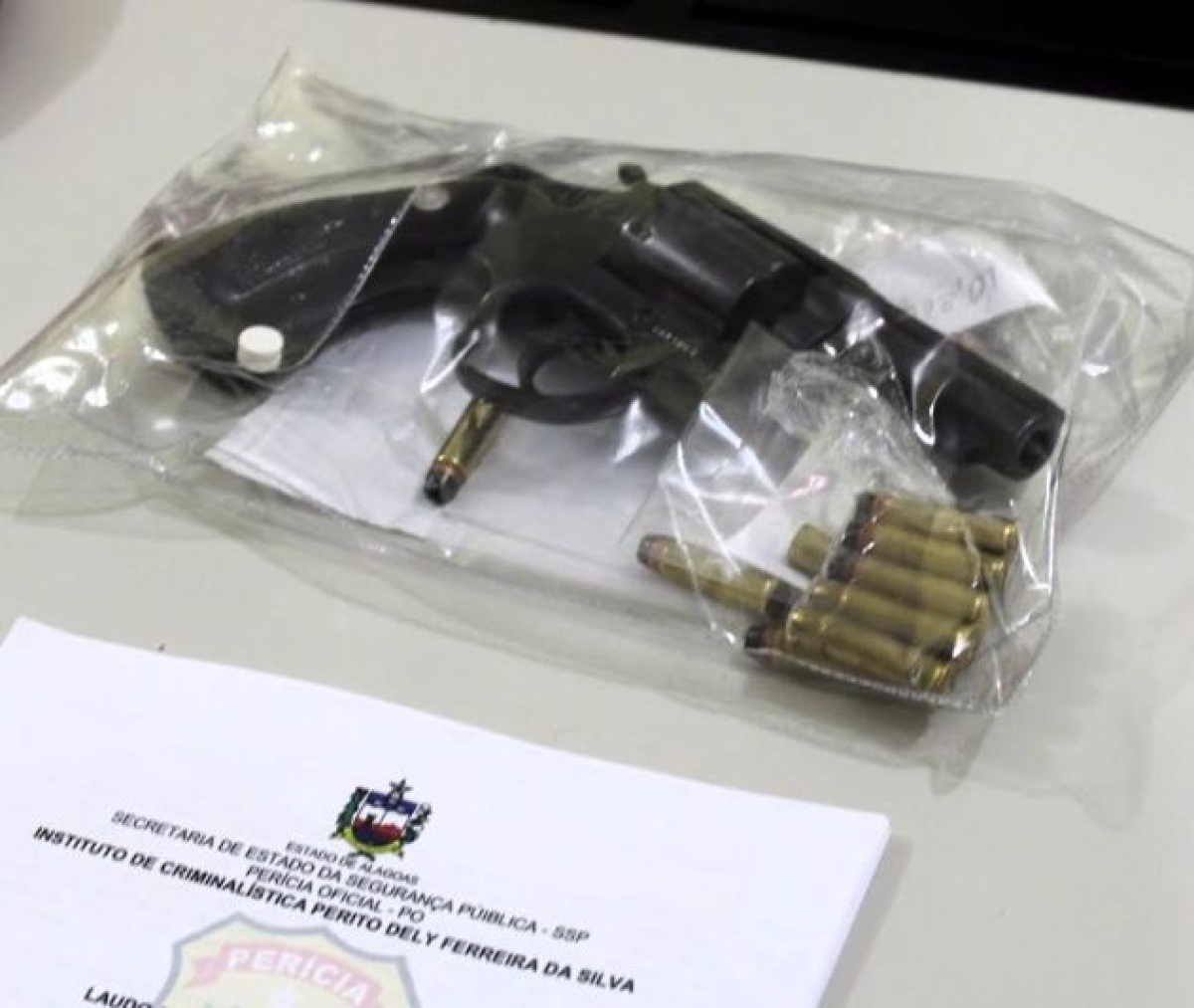 Arma do crime (Foto: SSP/SE)