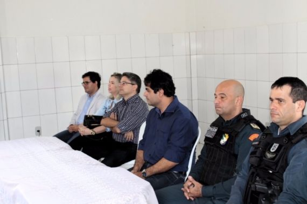 Gestores da segurana do Estado participam de audincia pblica em Malhador (Foto: SSP/SE)