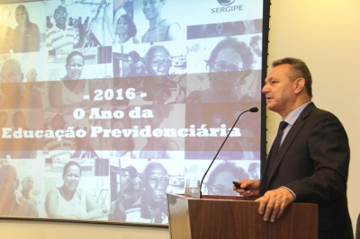 Por meio do seu diretor-presidente, Augusto Fbio, o Sergipeprevidncia tem sido um dos parceiros da ao (Foto: Cleverton Ribeiro/TCE/SE)