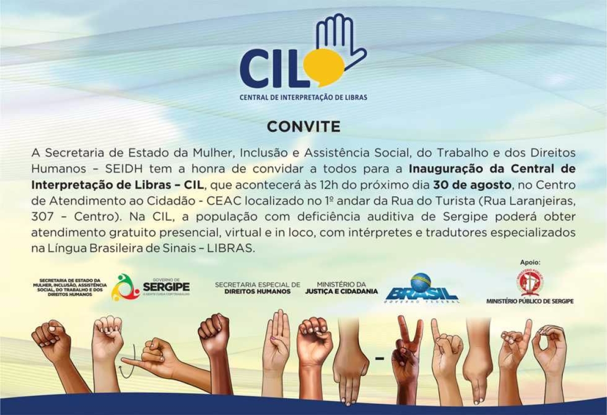 Governo de Sergipe inaugura Central de Interpretao de Libras nesta tera-feira, 30 (Imagem: Marcos Ribas/Seidh/SE)
