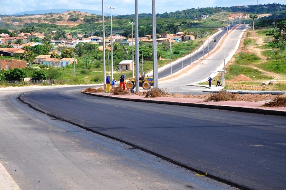 Nova entrada de Aracaju entra em fase de concluso (Imagem: Jorge Reis/Seinfra/SE)