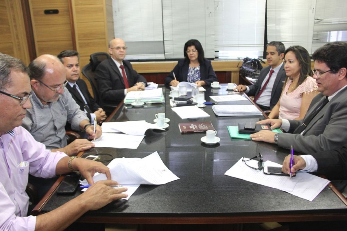 Gestores estiveram reunidos com a conselheira Anglica Guimares (Imagem: Cleverton Ribeiro/TCE/SE)