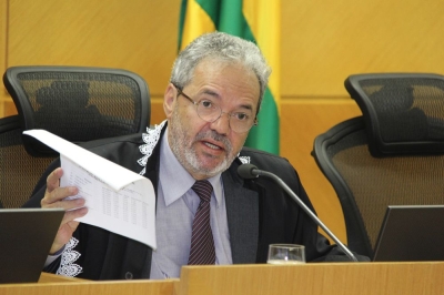 O conselheiro-presidente Clvis Barbosa (Imagem: Cleverton Ribeiro/TCE/SE)