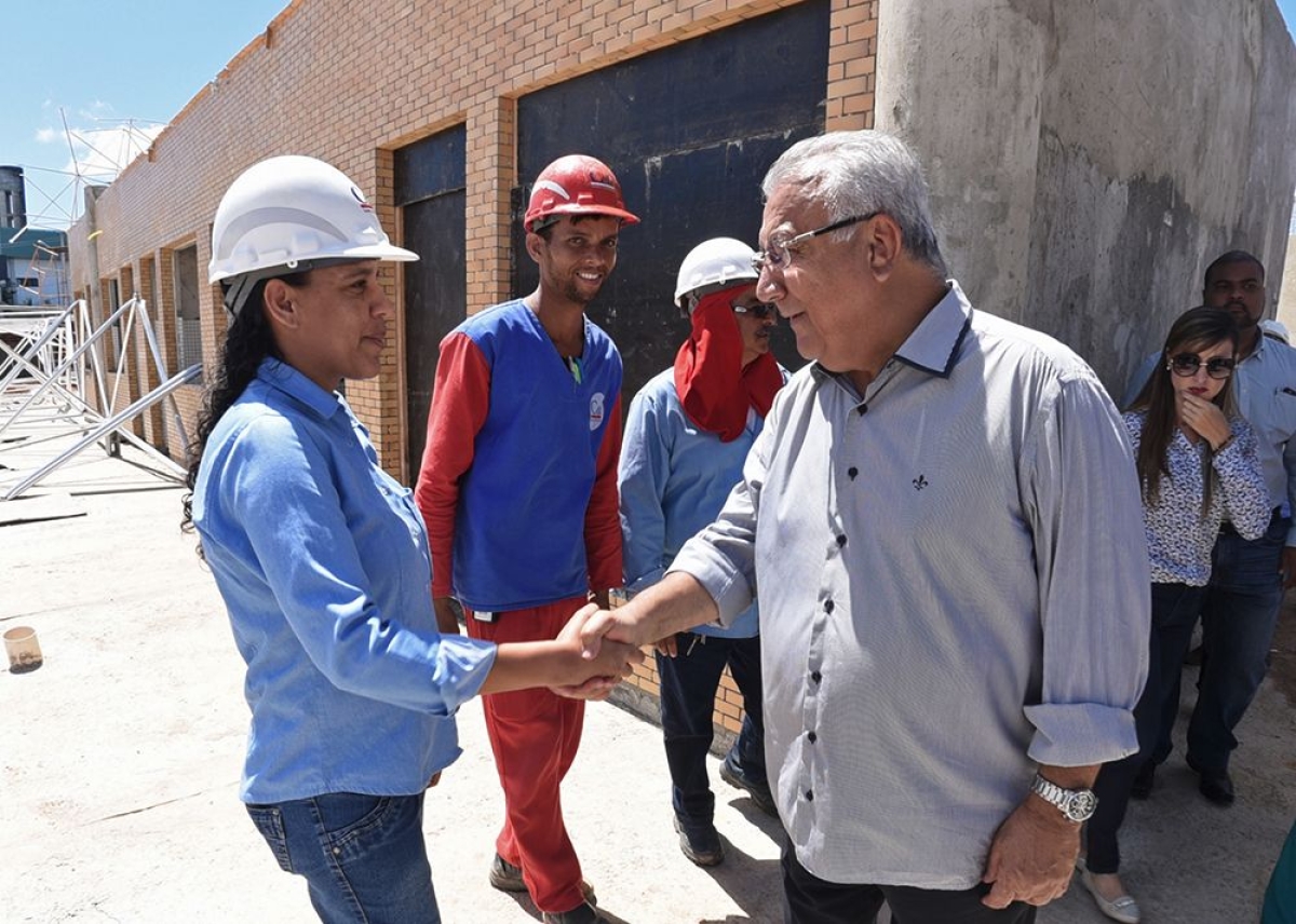 Com 63% da obra j executada, o Governo de Sergipe avana no atendimento s Pessoas com Deficincia de Sergipe (Imagem: Marcelle Cristinne/ASN)