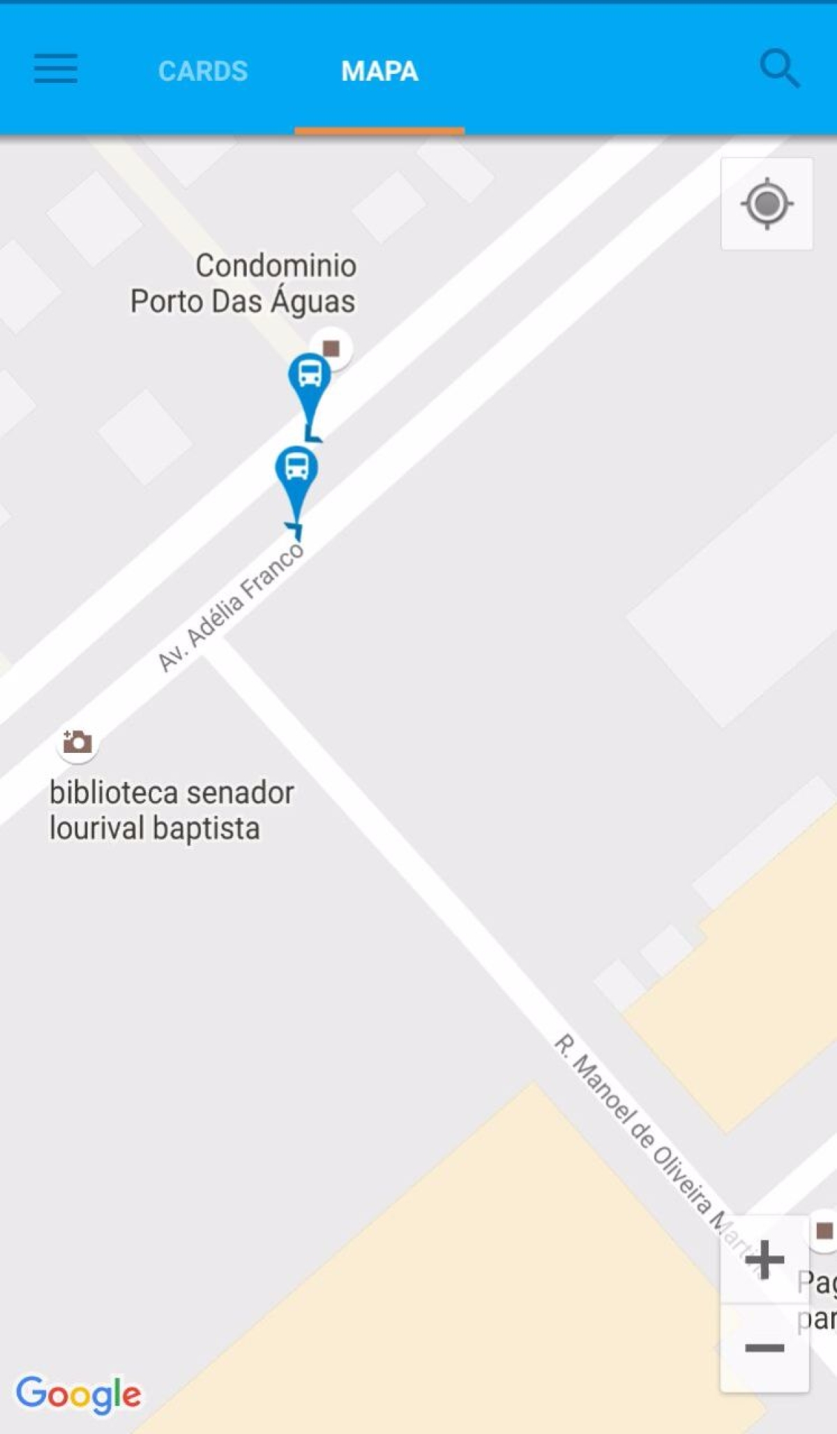 Passageiros podem acompanhar itinerrio dos nibus e previso de horrios de paradas (Imagem: Reproduo/CittaMobi)