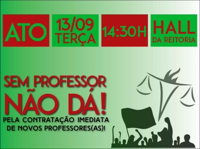 Cress/Sergipe apoia estudantes na luta pela contratao de professores para o DSS/UFS (Imagem: Cress/SE)