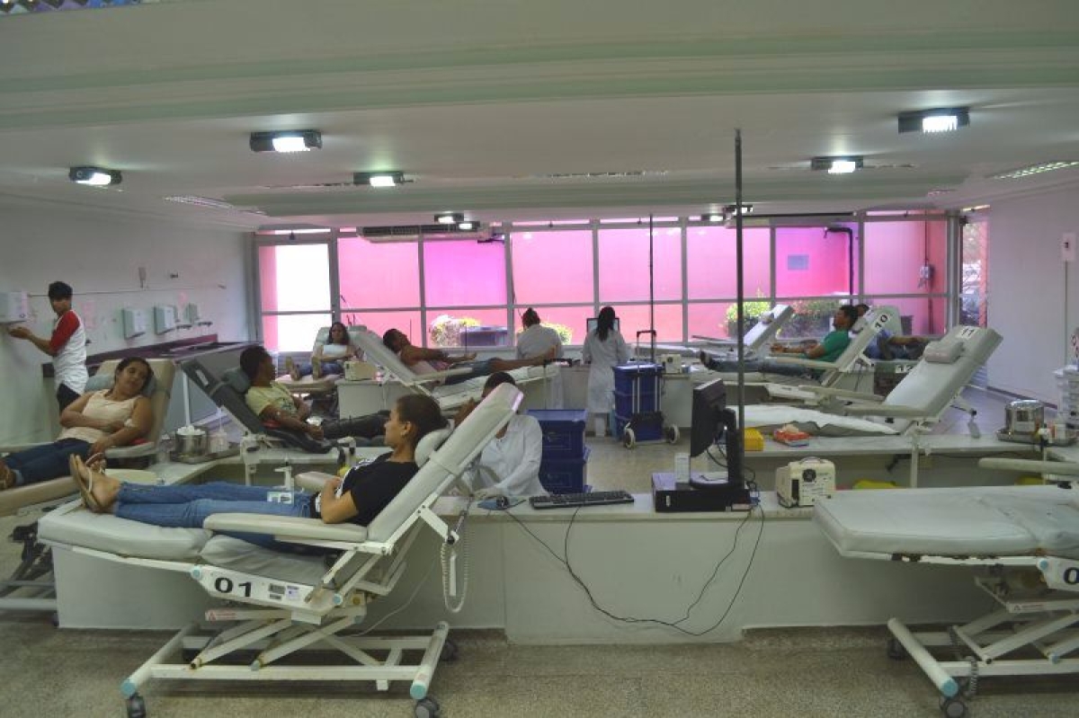 Hemose refora importncia de alimentos ricos em ferro para o doador de sangue (Imagem: SES/SE)