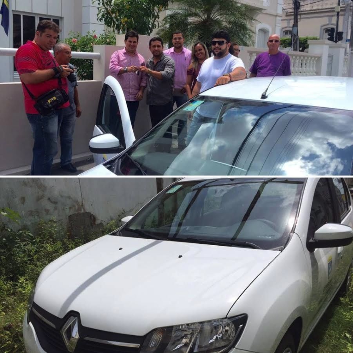 Prefeitura de Est�ncia faz entrega de um ve�culo 0km para o conselho de meio ambiente (Imagem: Assessoria Prefeitura de Est�ncia)