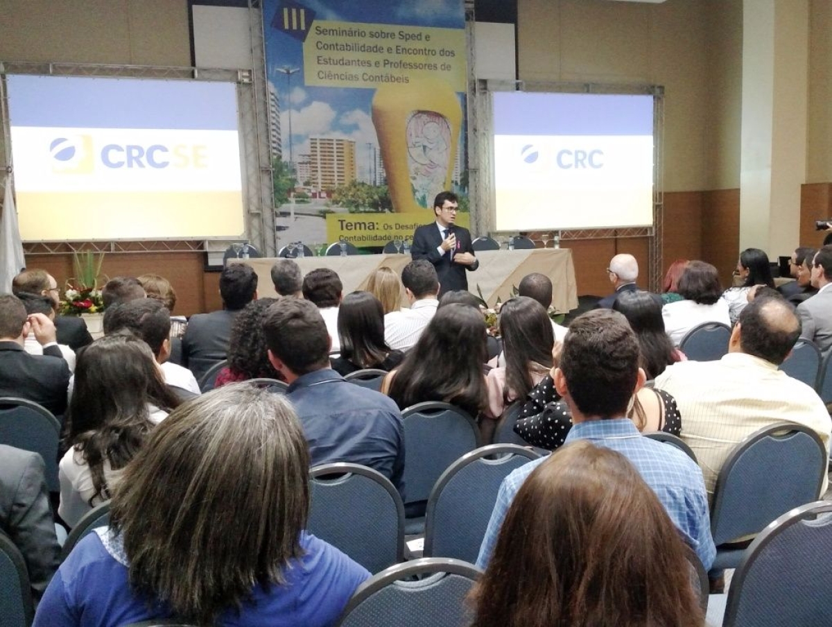 Jucese apresenta Via �nica em evento do Conselho de Contabilidade (Imagem: Assessoria Jucese)