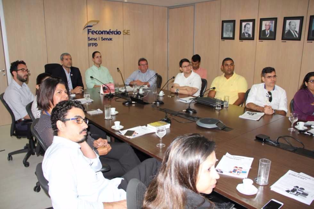 IBGE busca Fecom�rcio para parceria no desenvolvimento de a��es (Imagem: Assessoria Fecom�rcio/SE)