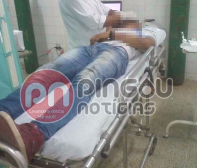 Acidente deixa um jovem ferido no Sert�o de Sergipe (Imagem: Teninho/Pingou Not�cias)