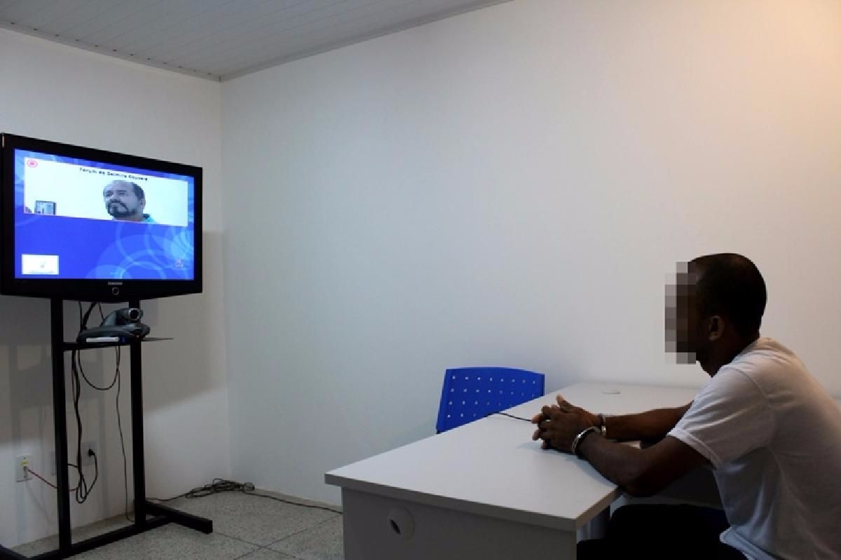 Sergipe ter� o primeiro julgamento por videoconfer�ncia no Compencan (Imagem: Sejuc/SE)