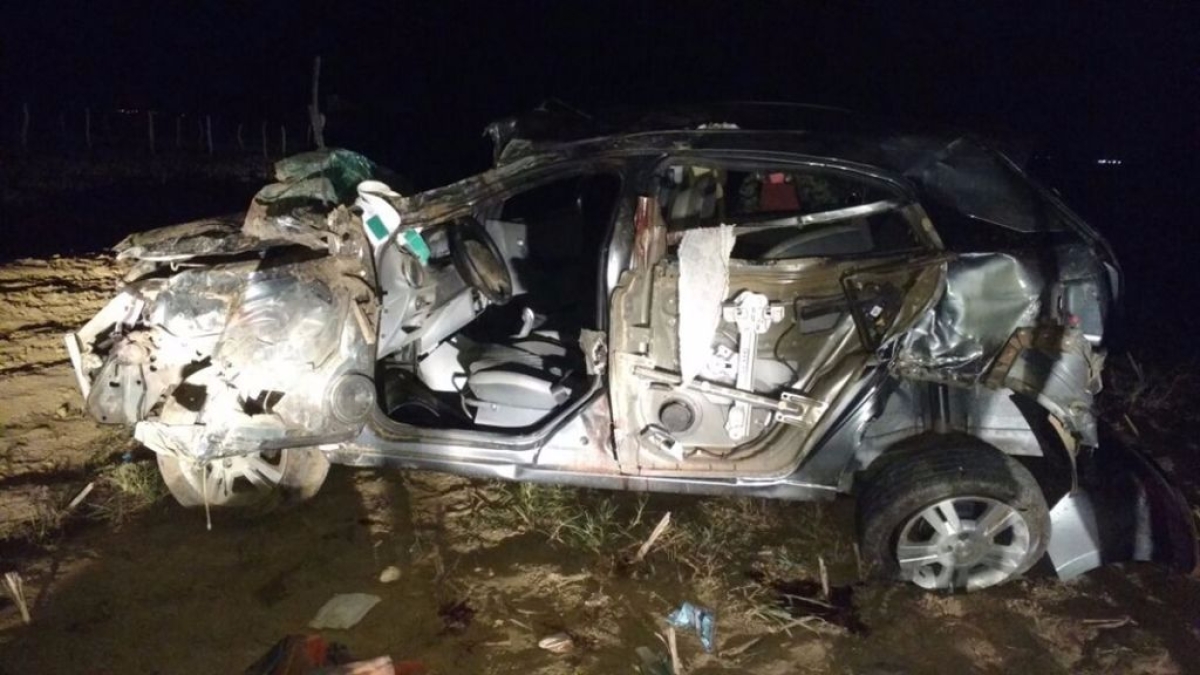 Grave acidente deixa um morto e trs feridos no serto (Imagem: Portal Mais Serto)