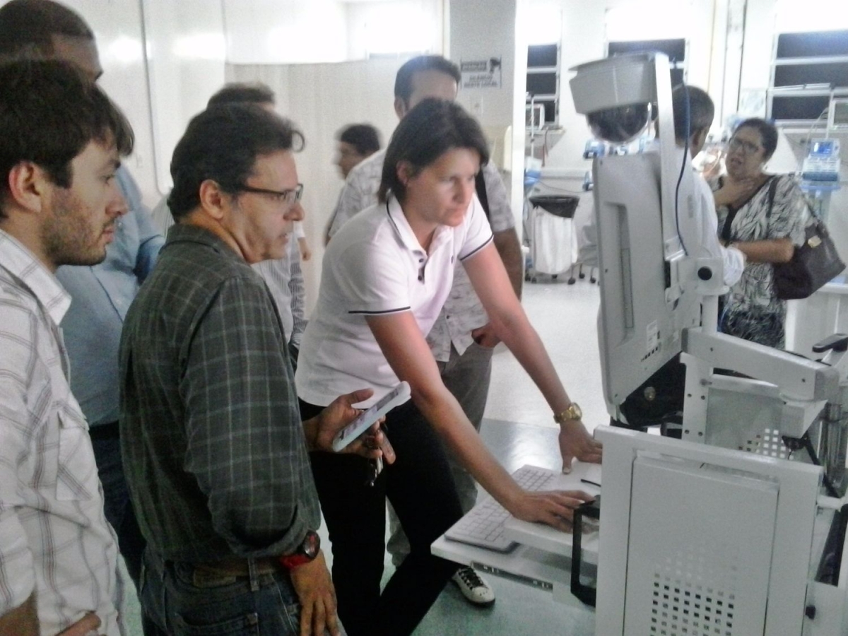 Telessa�de: moderna esta��o de telemedicina � incorporada ao Hospital Regional de Lagarto (Imagem: SES/SE)