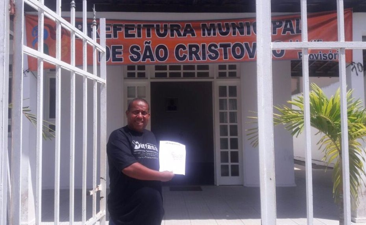 Servidores da Sade de So Cristvo podero entrar em greve dia 14 (Imagem: Sintasa)
