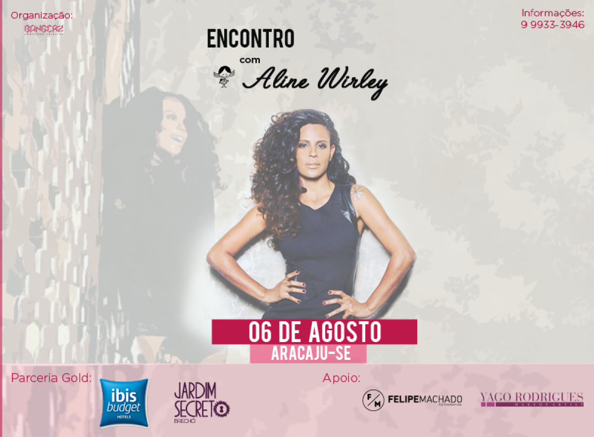 Aline Wirley (ex-Rouge) em Aracaju (Foto: Divulgao)