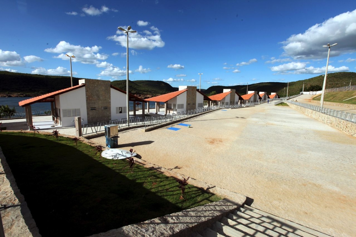 A obra est em fase de ajustes finais e sela o compromisso do Governo do Estado, por meio do Programa de Desenvolvimento do Turismo em Sergipe (Prodetur), com o desenvolvimento do municpio (Foto: Andr Moreira/ASN)