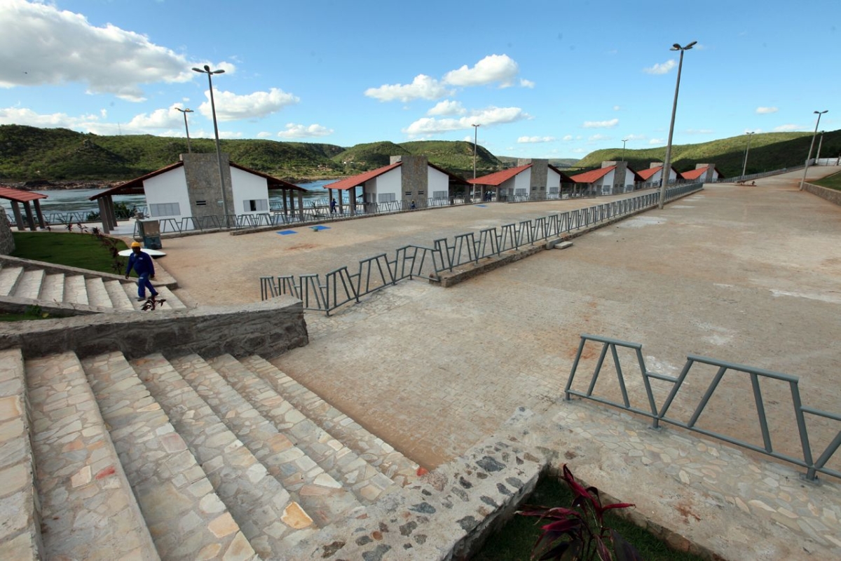 A obra est em fase de ajustes finais e sela o compromisso do Governo do Estado, por meio do Programa de Desenvolvimento do Turismo em Sergipe (Prodetur), com o desenvolvimento do municpio (Foto: Andr Moreira/ASN)