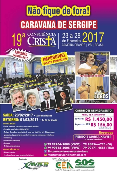 19 Encontro para a Conscincia Crist  - Divulgao/Assessoria