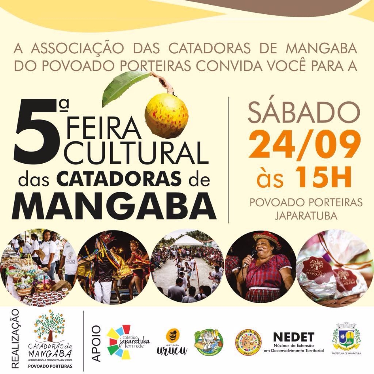 Catadoras de Mangaba realizam feira cultural em Japaratuba (Imagem: ASN)