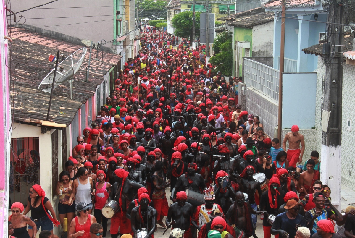 Festa de Lambe-sujos e Caboclinhos acontece neste domingo em Laranjeiras (Imagem: Evaldo Moura/Prefeitura Municipal de Laranjeiras)