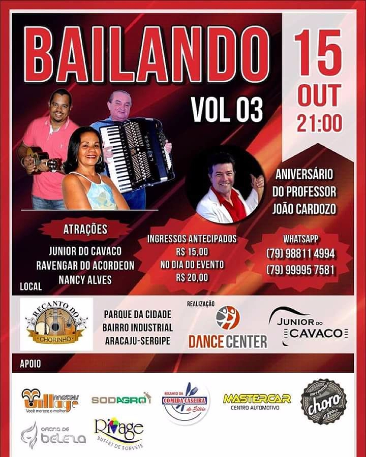 O Bar e Restaurante Recanto do Chorinho ser palco de mais uma Edio do Projeto Bailando (Imagem: Divulgao/Assessoria do Evento)