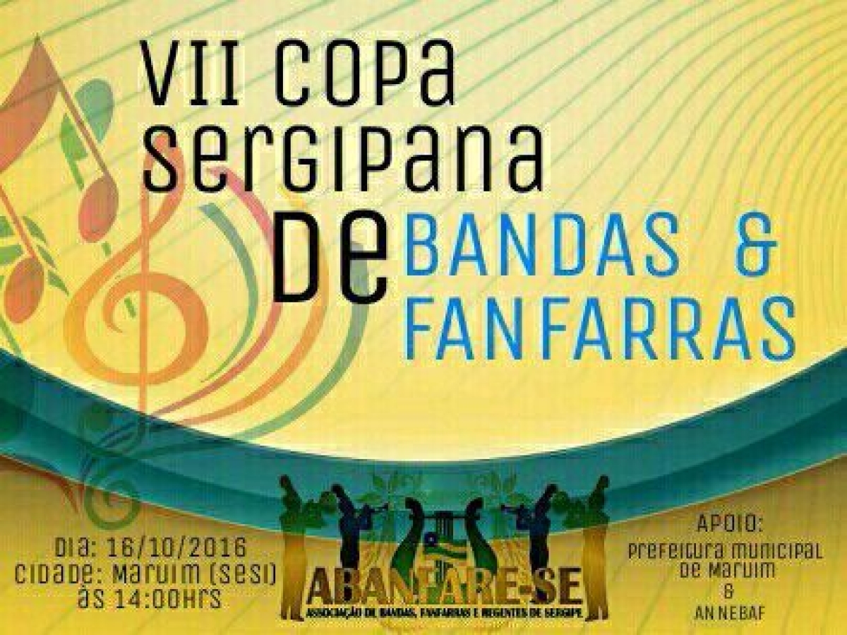 Maruim sediar Copa Sergipana de Bandas e Fanfarras (Imagem: Assessoria Prefeitura de Maruim)