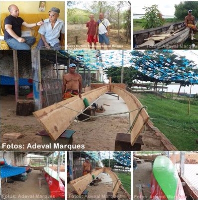 Tradio de construo de barcos no Baixo So Francisco se mantm viva (Imagem: Adeval Marques)