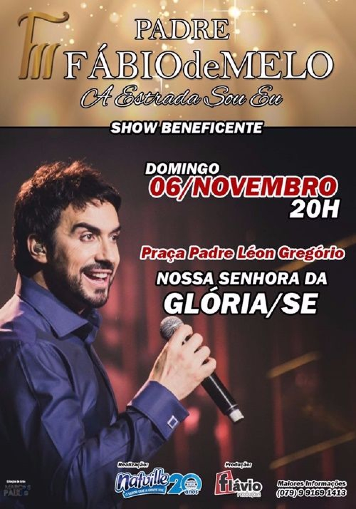 Show beneficente do Pe. Fbio de Mello ocorrer em Glria (Imagem: Divulgao)