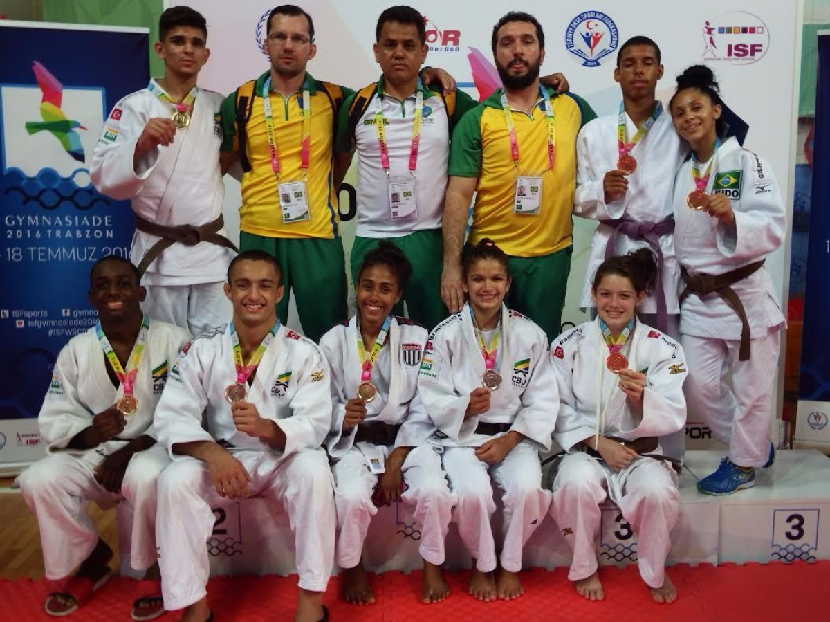 Brasil  campeo geral da Gymnasiade, na Turquia (Foto: Assessoria Setesp/SE)