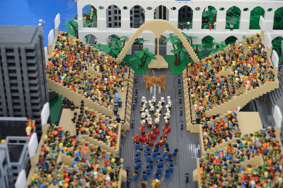 Dinamarca monta no Rio de Janeiro maior maquete de lego da Amrica Latina (Foto: Tnia Rgo/Agncia Brasil)