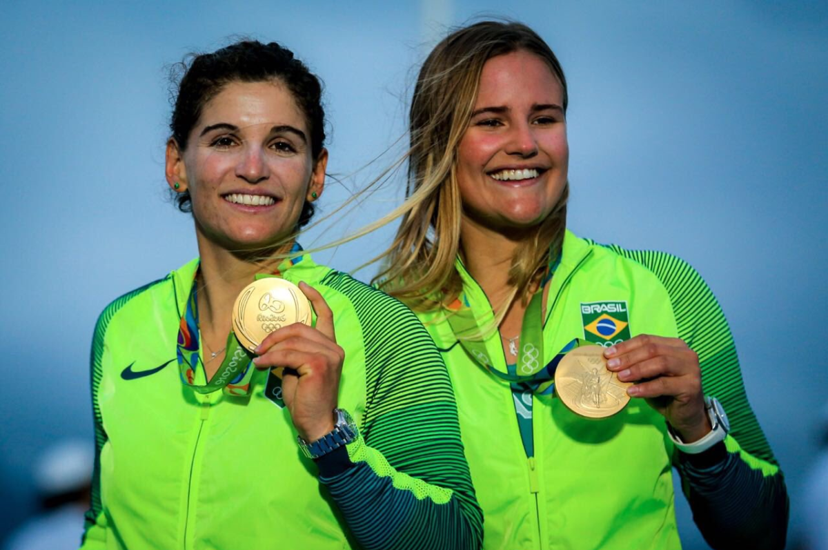 Martine Grael e Kahena Kunze vencem na vela e conquistam quarto ouro do Brasil (Foto: Danilo Borges/Brasil 2016)