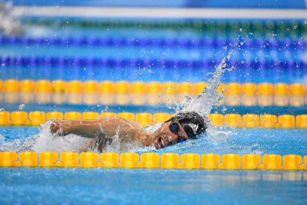 Nadador Daniel Dias ganha ouro na estreia e j soma 16 medalhas em Paralimpadas (Imagem: Fernando Frazo/Agncia Brasil)