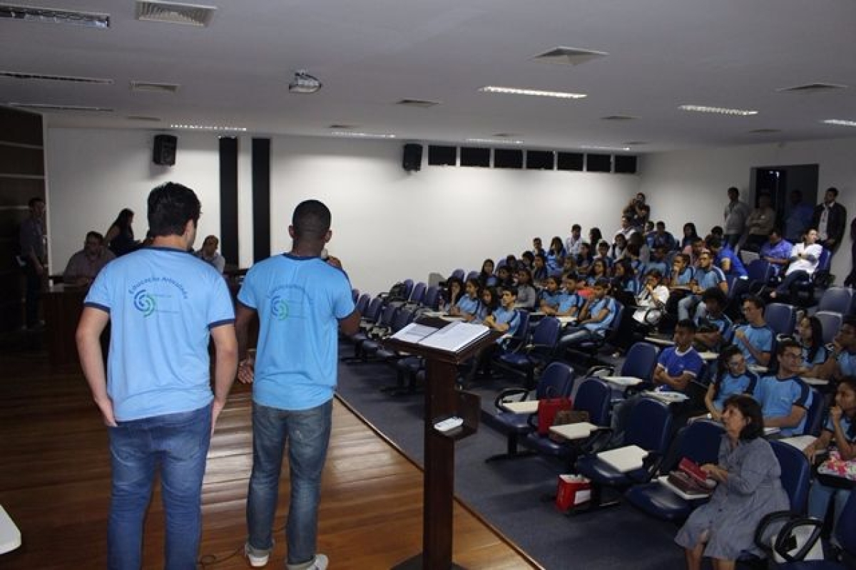 Alunos do Senai Sergipe desenvolvem propostas inovadoras  para o ambiente industrial (Foto: Assessoria Fies/SE)