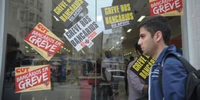 Bancrios podem entrar em greve a partir da prxima tera-feira, 6 (Imagem: Agncia Brasil)