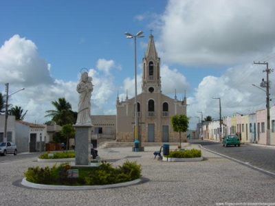 Praa da matriz, Nossa Senhora da Glria (Fonte: Reproduo/Internet)