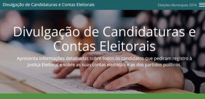 Sistema de candidaturas j est disponvel com novo leiaute (Foto: TSE)