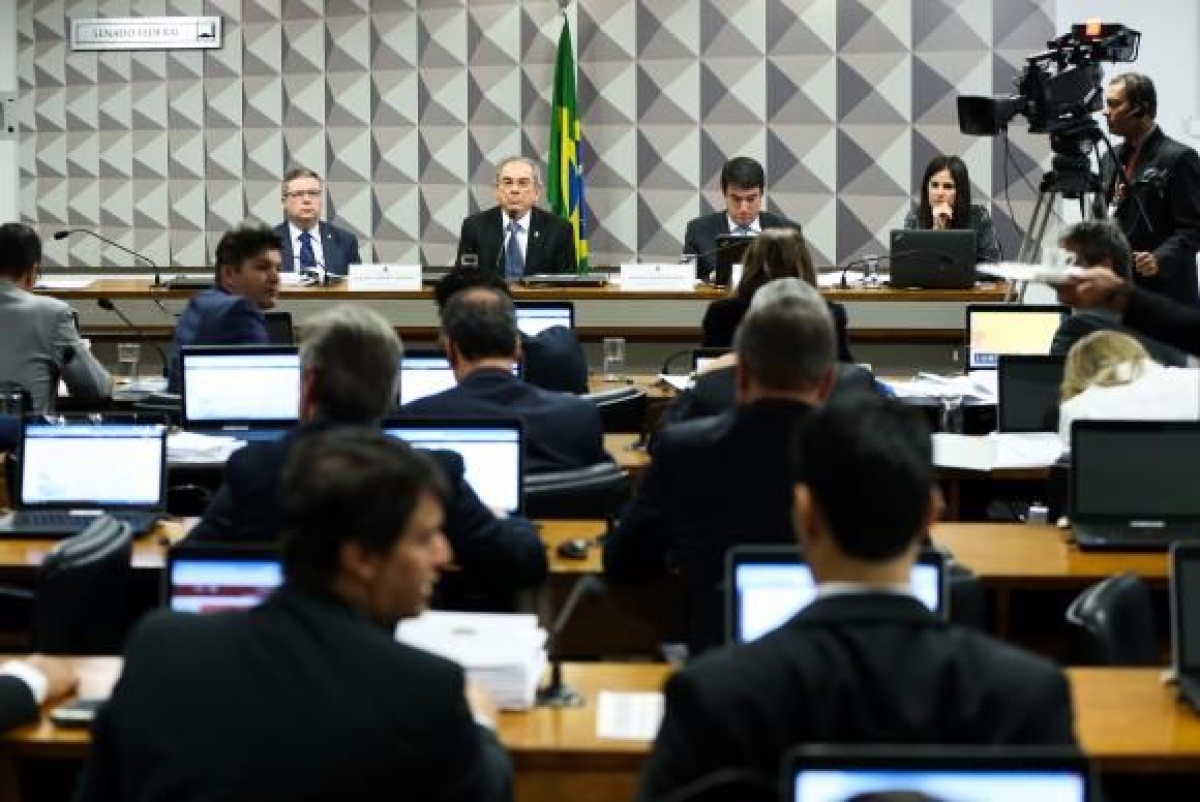 Comisso Especial do Impeachment se rene para apresentao e leitura do relatrio final, do senador Antnio Anastasia (PSDB-MG) sobre o pedido de impeachment da presidenta afastada Dilma Rousseff (Foto: Marcelo Camargo/Agncia Brasil)