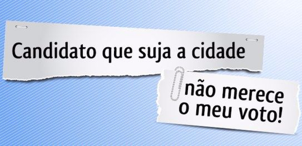 TRE/Sergipe lana campanhas sobre poluio durante a campanha eleitoral (Foto: TRE/SE)