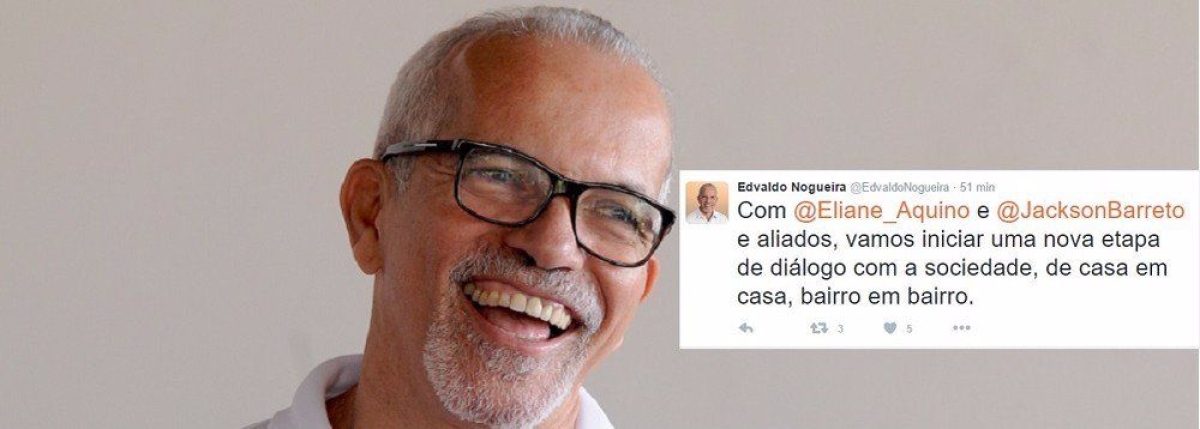 Edvaldo Nogueira: nossa campanha ser propositiva, sem ceder  baixaria dos adversrios (Foto: Sergipe 247)