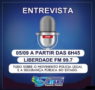 Capito Samuel e coronel Iunes se enfrentaram na Liberdade FM - Imagem: Liberdade Sem Censura