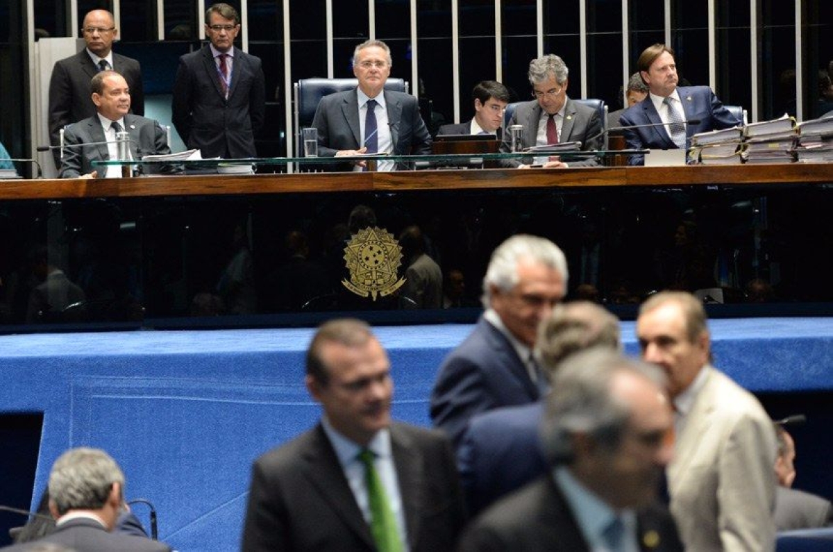 Plenrio do Senado no ltimo dia 8, quando foi aprovada a MP (Imagem: Jefferson Rudy/Agncia Senado)