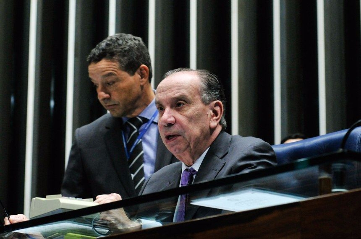A sesso foi presidida pelo senador Aloysio Nunes Ferreira (PSDB-SP) (Imagem: Geraldo Magela/Agncia Senado)