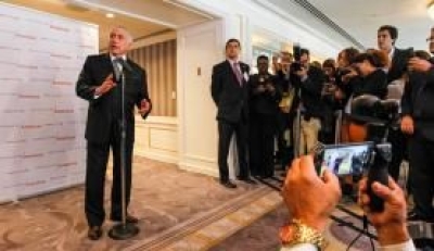 Michel Temer concede entrevista coletiva em Nova York (Imagem: Beto Barata/Presidncia da Repblica)