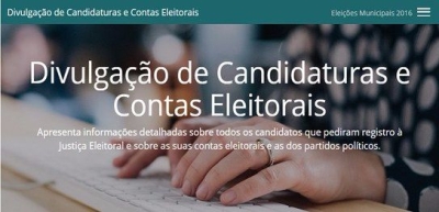 Eleies 2016: verifique a situao do registro de seu candidato no sistema DivulgaCandContas (Imagem: TSE)