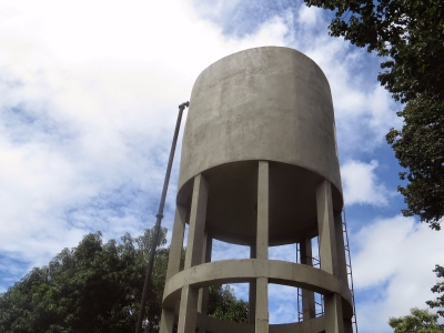 Garibalde Mendon�a solicita prote��o de caixa d?agua do povoado Lagoa da Volta (Imagem: Ag�ncia Alese)