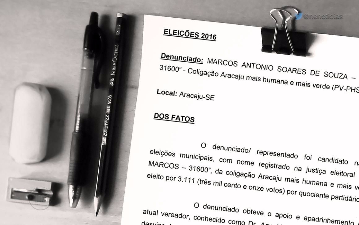 Vereador eleito em Aracaju pode no ser diplomado (Imagens: Ne Notcias)