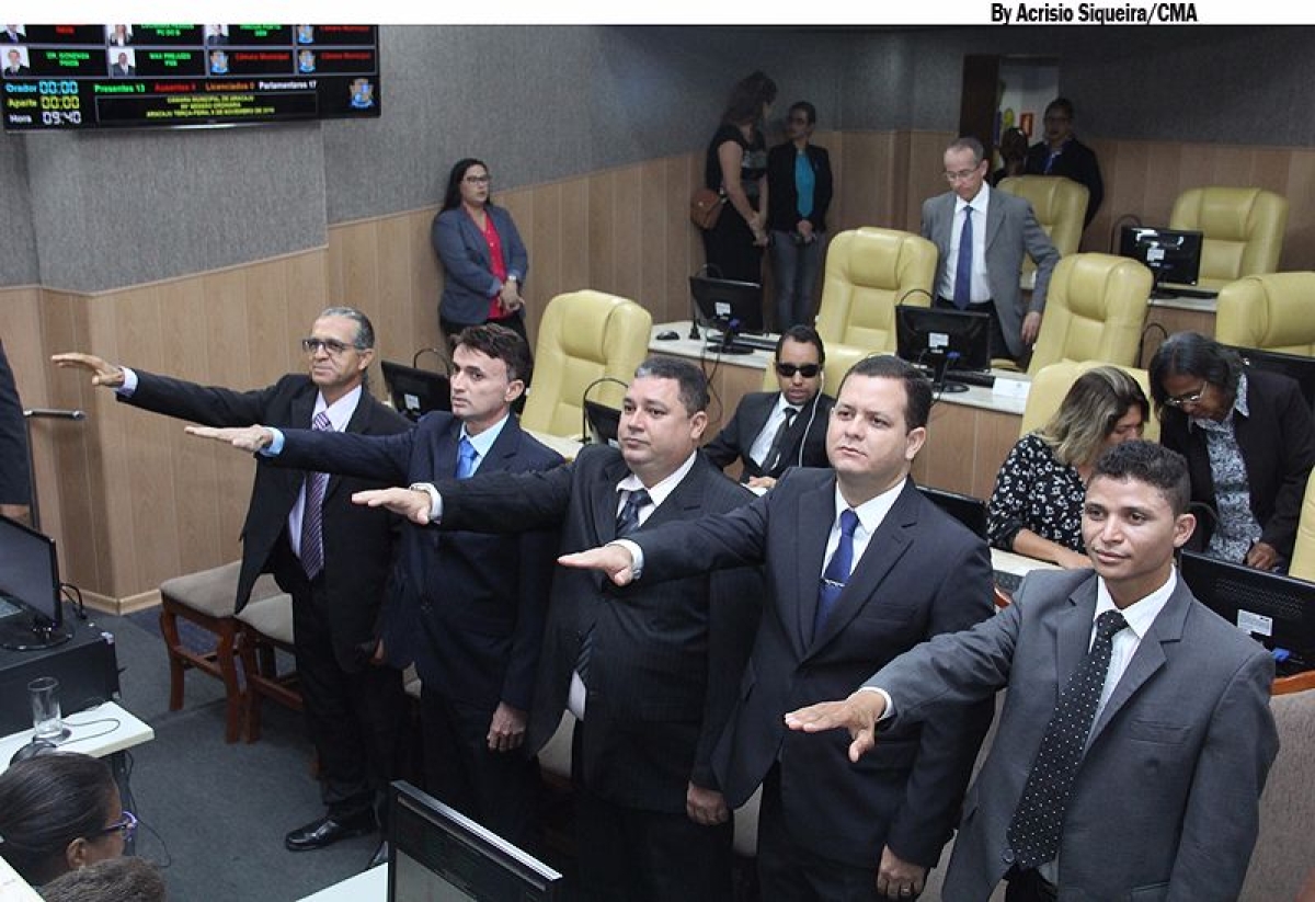 Cmara de Aracaju empossa mais cinco vereadores (Imagem: Acrsio Siqueira/CMA)